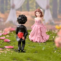 Miniature Wedding Couple- Pair