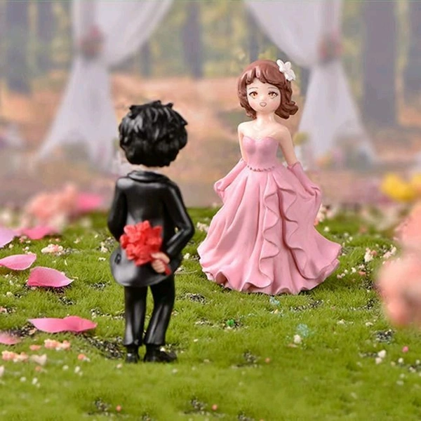 Miniature Wedding Couple- Pair