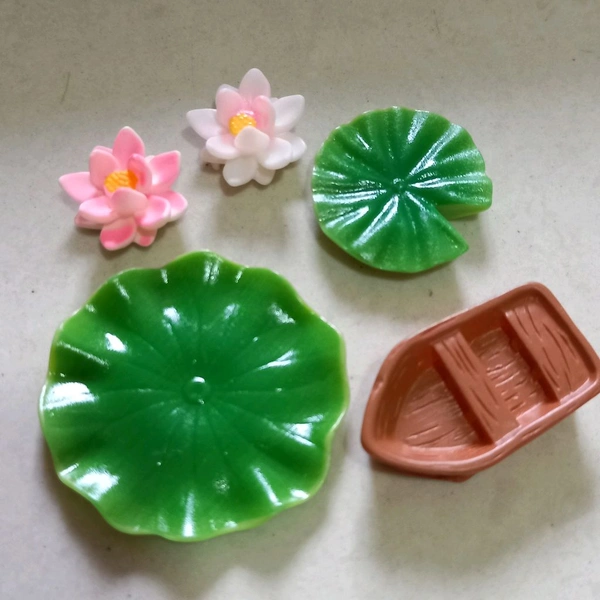 Miniature Lotus Pond Theme Set Pack Of 5  - 3 Sets