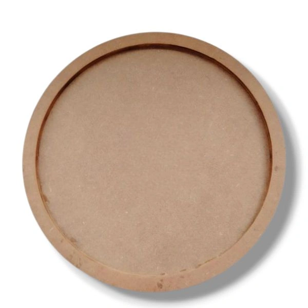 Mdf Round Border Base  - 8inch, Depth-8mm