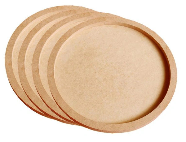 Mdf Round Border Base  - 8inch, Depth-8mm