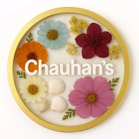 Round preservation frame with golden border - 8 Inch, Depth-8mm