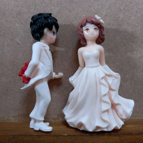 Miniature Wedding Couple Pair