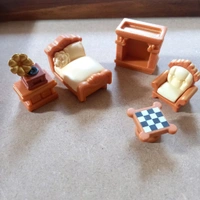 Miniature Bedroom Set Of 6pcs - 2 Sets