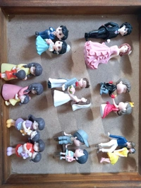 Miniature Couple With Bench