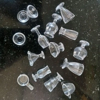 Miniature Glasses, Bowl Utensils Set - Set Of 15 Pcs