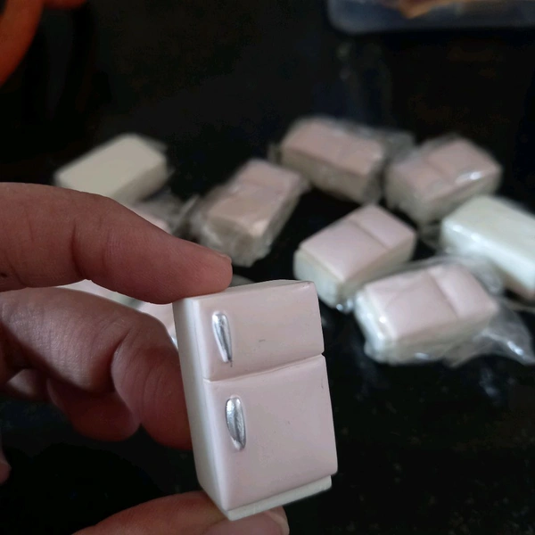 Miniature Refrigerator -2 Pc - 3.5 Cm Height