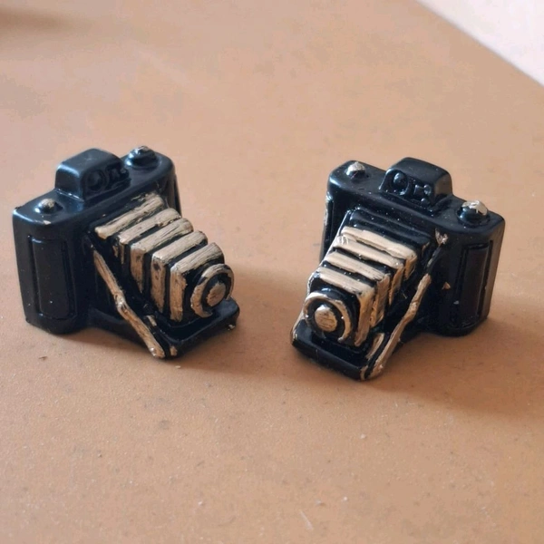 Miniature Golden Camera-2 Pc