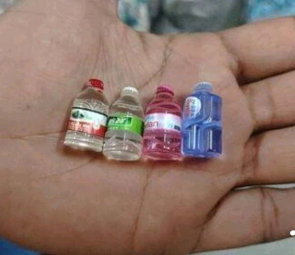 Miniature Water Bottles  - 10 Pcs