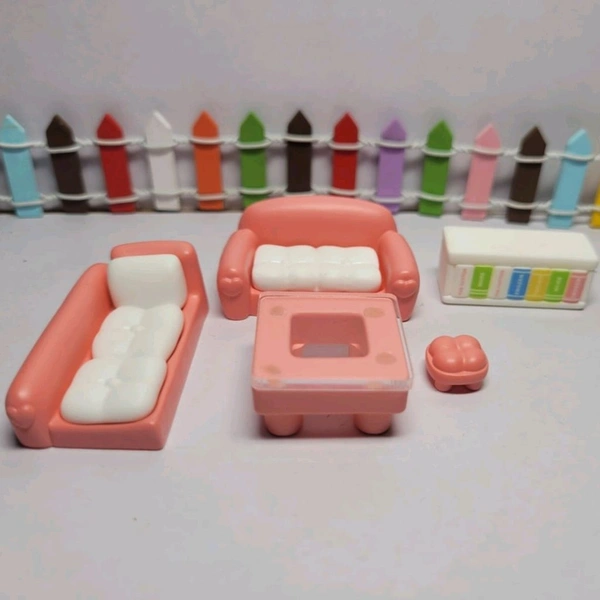 Miniature Sofa Set Living Room Set - 1 Set