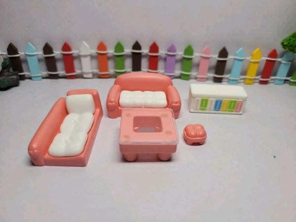 Miniature Sofa Set Living Room Set - 2 Sets