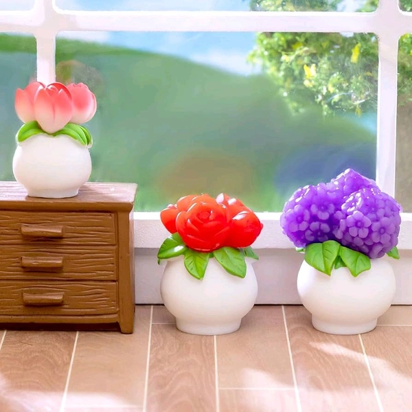 Miniature Flower Pots-3 Pcs Set - 1 Set
