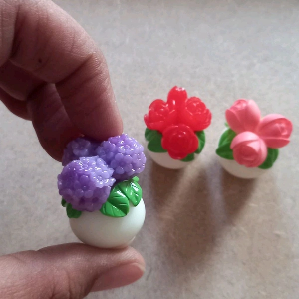 Miniature Flower Pots-3 Pcs Set - 1 Set