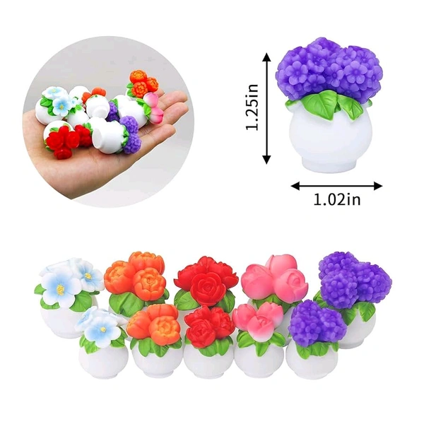 Miniature Flower Pots-3 Pcs Set - 1 Set