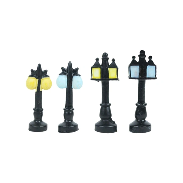 Miniature Lamppost -3 Pcs - 2.1 Inch Height