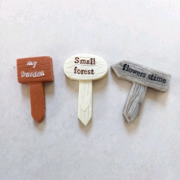 Miniature Signboard -3 Pcs