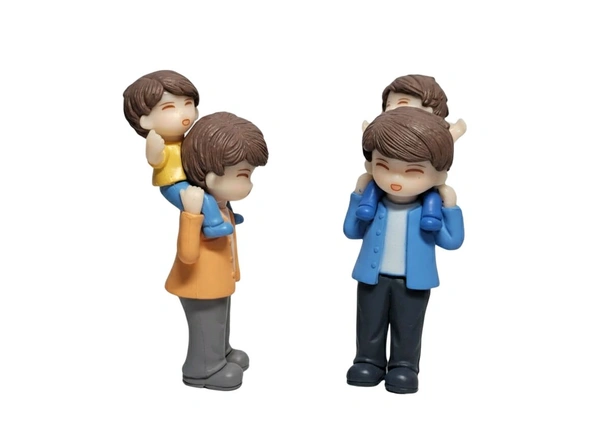 Miniature Father Son Figure