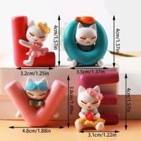 Miniature LOVE CAT THEME Alphabet 