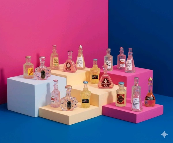 Miniature Wine, Vodka ,Bottles