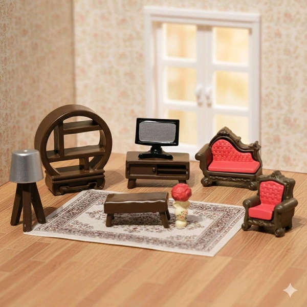 Miniature Living Room Set
