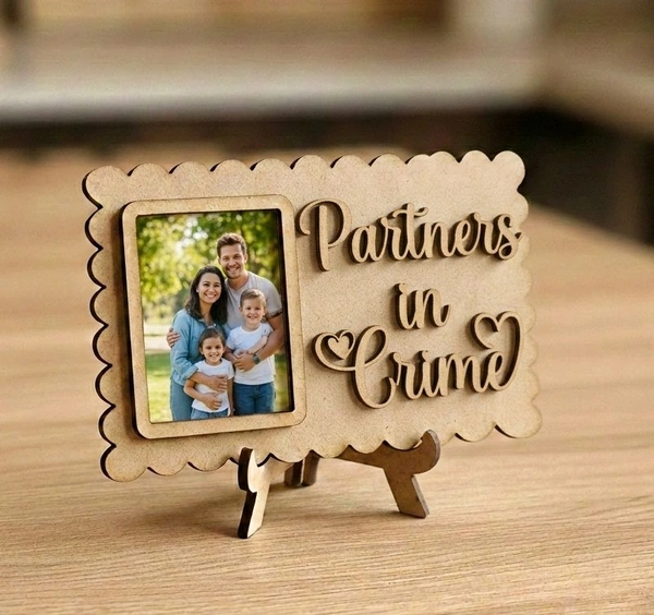 Partners In Crime / Quotes Mdf Fridge Magnet-5 Pcs