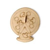 Pizza Mdf Photo Fridge Magnet - 5 pcs