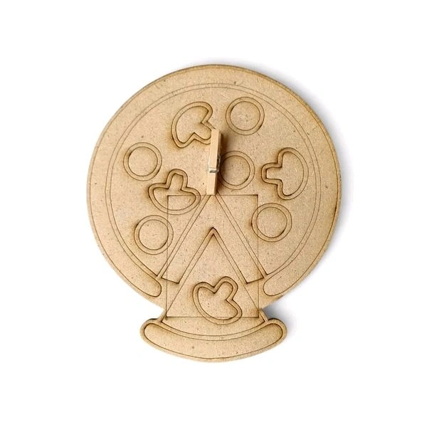 Pizza Mdf Photo Fridge Magnet - 10 pcs