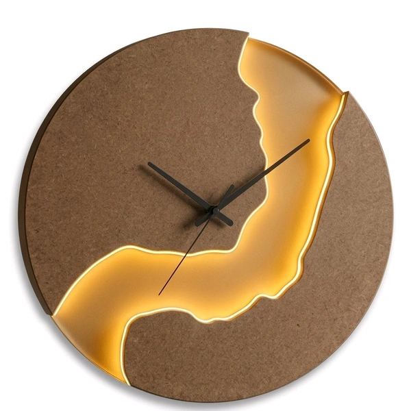 Geode LED Resin Preservation Clock 