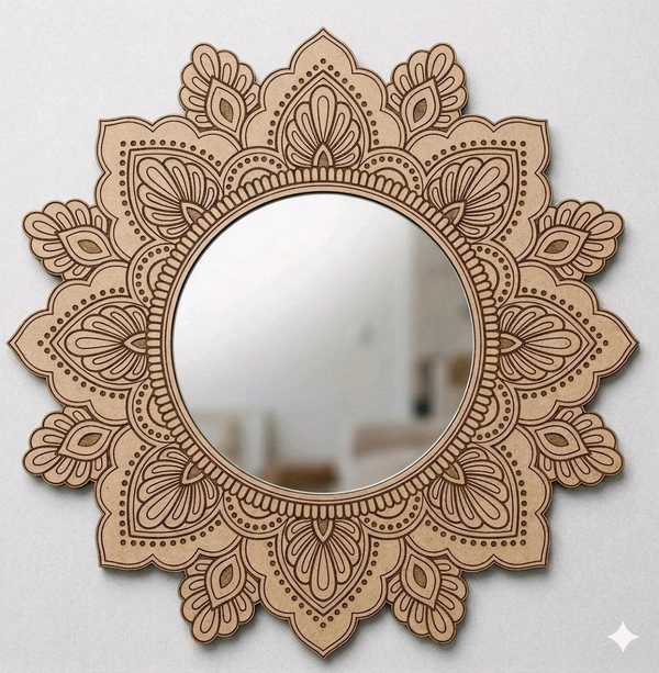 Pre marked mdf mirror-2