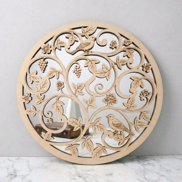 Vintage Rajwadi Mdf Mirror