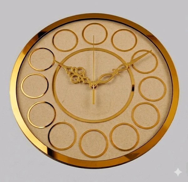 Baby Photo Clock Mdf Acrylic Base