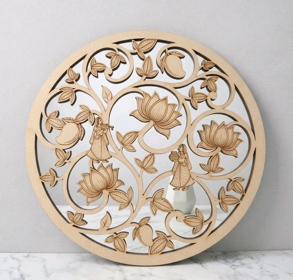 Vintage Rajawadi Mdf Mirror