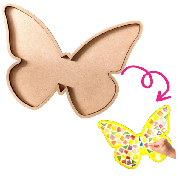 DIY butterfly -mosaic art - 12 Inch, 4 + 4mm