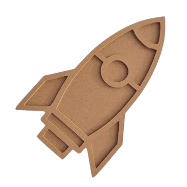 DIY Rocket-mosaic art - 10 Inch, 4 + 4mm