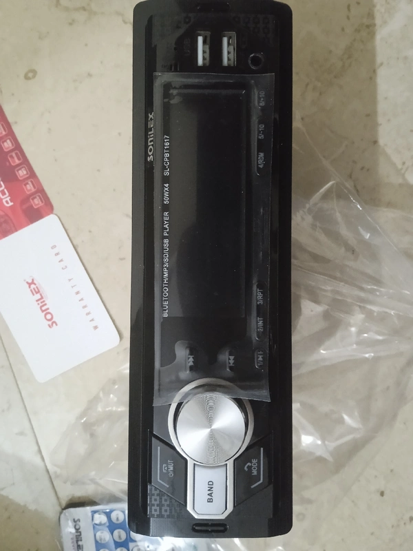 Sonilex Brand Car Stereo Single Din Usb+blue Tooth+ Fm+ Memory Card With One Year Warranty