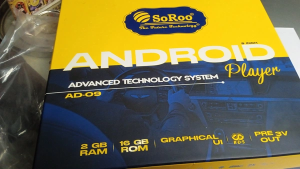 9 Inch Android Stereo 2gb Ram 16gb Rom Full HD Display Wifi/navigation/bluetooth/usb/fm. One Year Warranty/ SoRoo Indian Brand - 9"