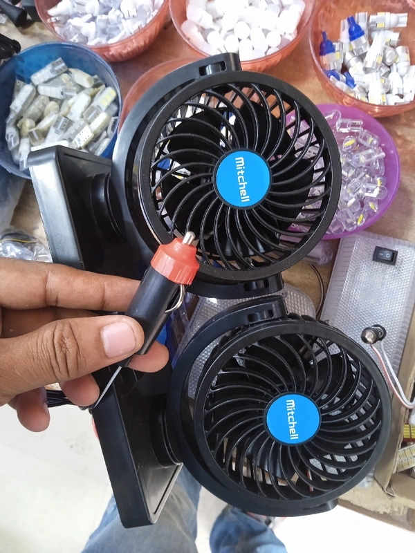 Universal Double Fan - Black