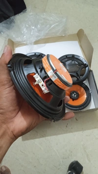 Car Speaker 6.5 inch Size , Sound Fox Brand, 2way Type, 350w Max Power,  One Set(two Speakers) Speaker With Dome Tweeter & Net