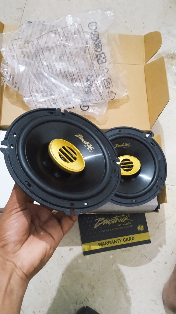 Car Speaker 6 inch Size , Bowstrick Brand Gold Series,  3way Type, 360w Max Power,  One Set(two Speakers) Speaker With Mylar Dome Tweeter