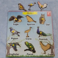 Wissen Wooden Birds Puzzle Big - 0.850, 30cm×30cn