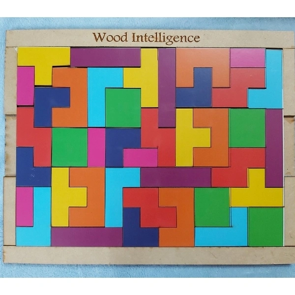 Wissen Wooden Intelligence Tangram - 0.504, 30cm×22.5cm