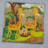 Wissen Wooden Giraffe Jigsaw Puzzle - 0.130, 15cm×15cm