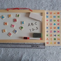 Wooden Black & White Magnetic Board Big - 44cm×33cm, 0.712
