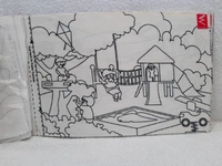 Wissen  Write & Erase Canvas Drawing Book - 39cmX24.5cm, 0.382