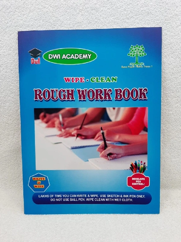 Write & Erase Rough Work Book - 27cm×21cm, 0.96