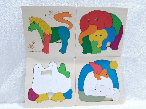 3D Puzzle Life Cricle Set Of 4 - 15cmX15cm, 0.72
