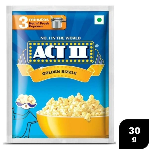 Act ll Golden sizzle instant popcorn 30 g