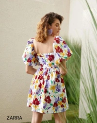 FN Store Women and Girls Rayon Soft Fabric Western Dress - XL