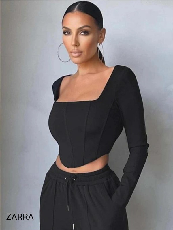 Women Top - S, Black