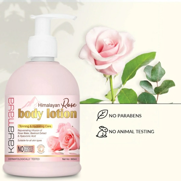 Moisturizing Body Lotion - Rose - Pack of 2